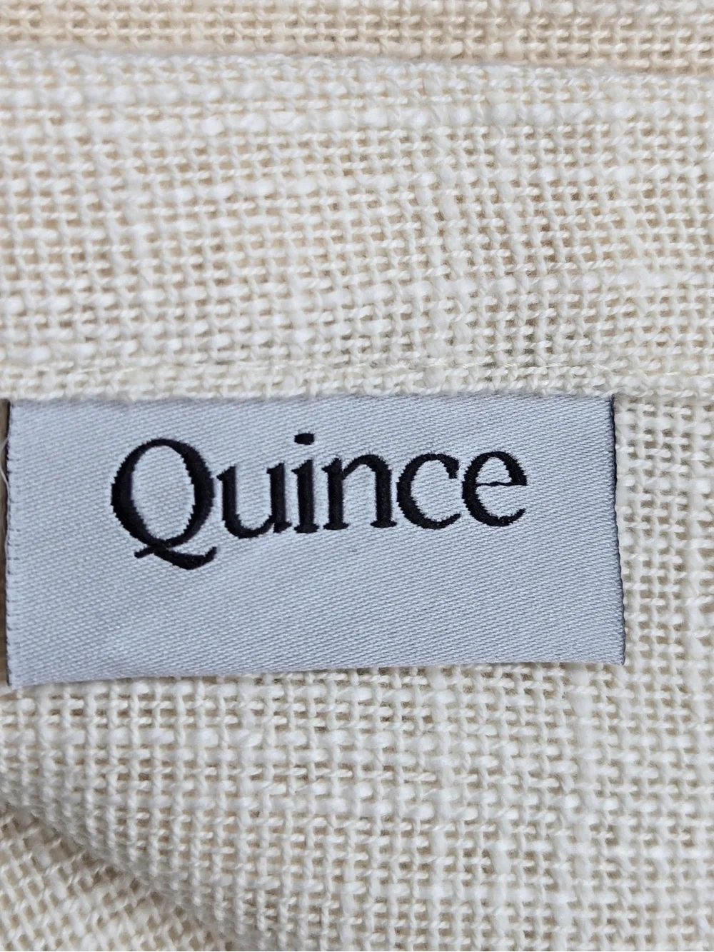 NWT QUINCE Set Of 4 48x84 Cotton Sheer Curtains Ivory 0850